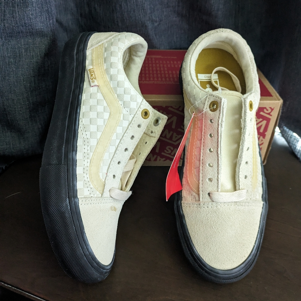 Vans Old Skool Pro Lizzie Armanto Antique Black Women 5.5 Suede 082025